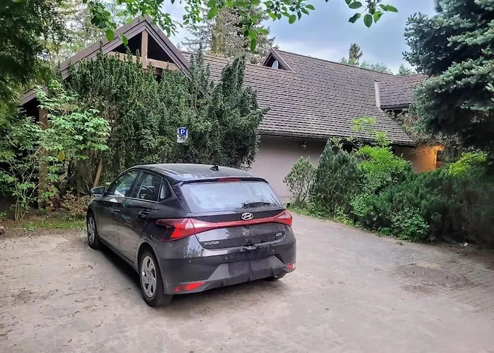 Lesny Dom Z Basenem W Okolicy Zegrza Prázdninový dům