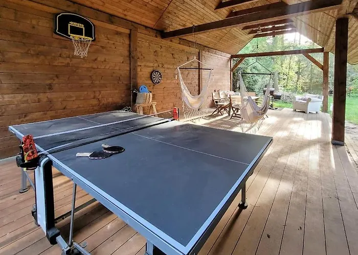 Prázdninový dům Lesny Dom Z Basenem W Okolicy Zegrza Gasiorowo (Legionowo)